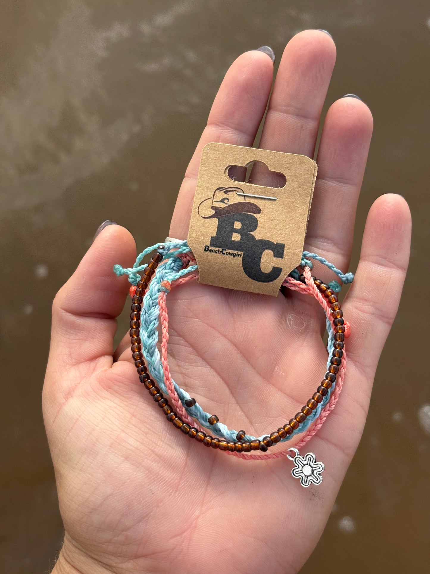 Ocean Flower Bracelet Set