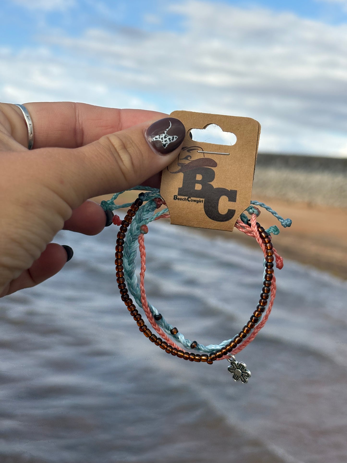 Ocean Flower Bracelet Set