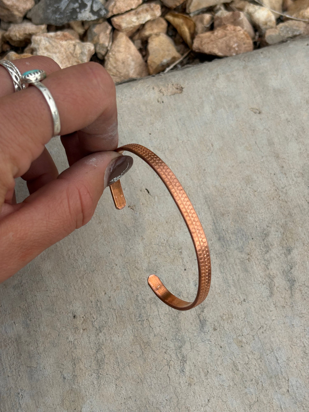 Desert Copper Cuff Bracelet