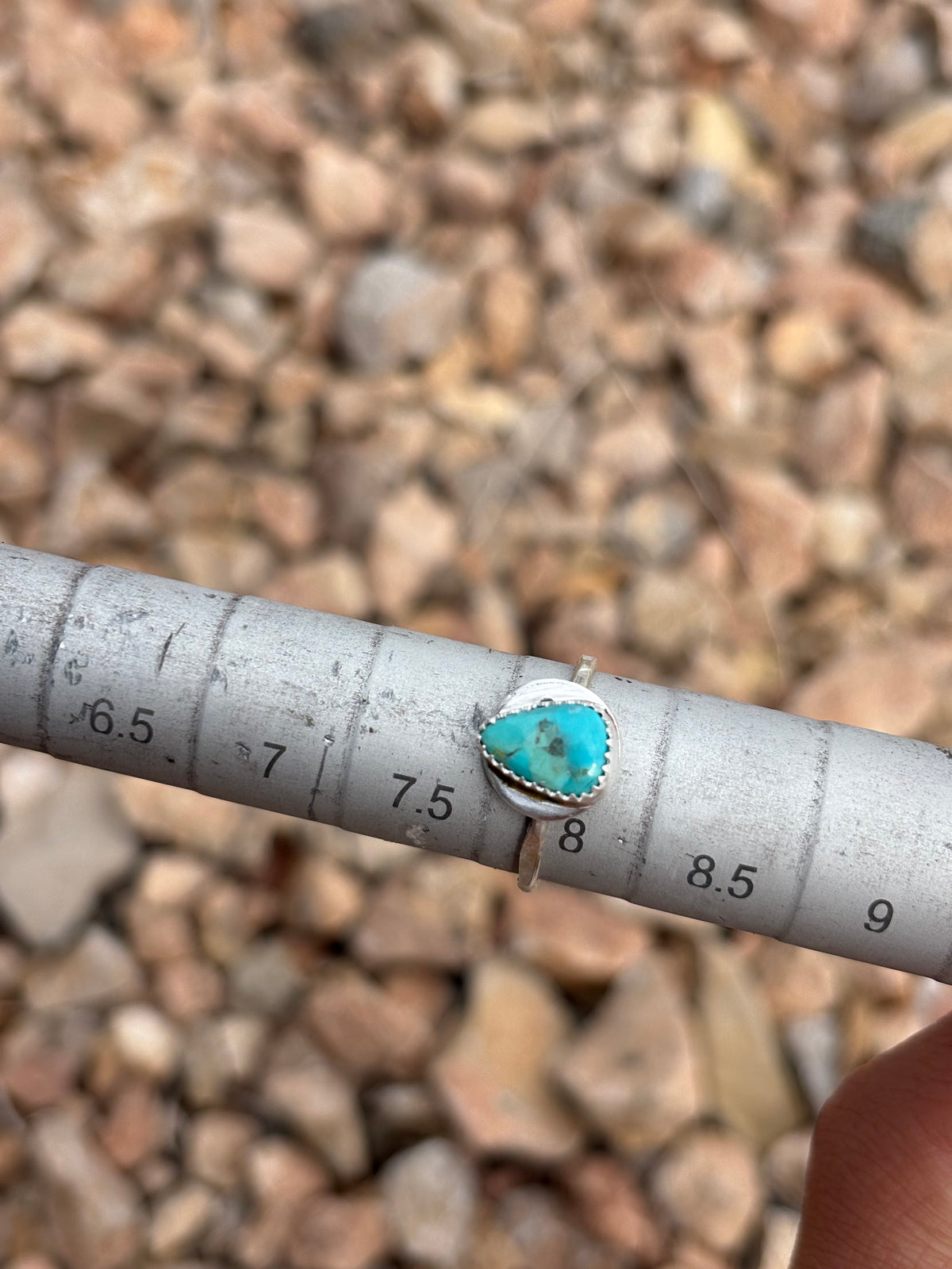 Turquoise Teardrop Ring