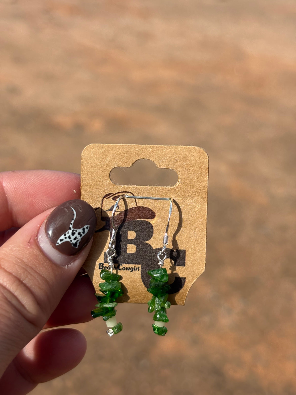 Peridot & Jade Earrings